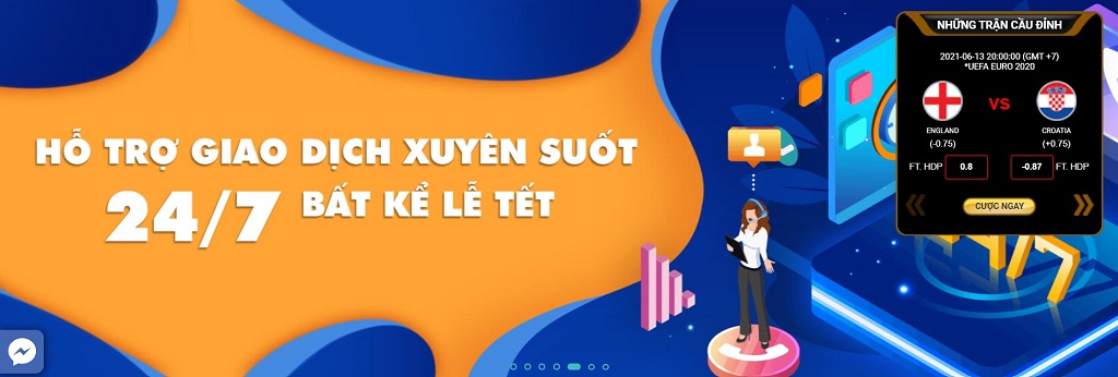 Hỗ trợ khách hàng xuyên suốt 24/7